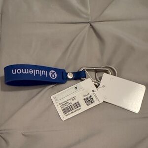 Lululemon Athletica Royal Blue Silicone Key Holder
